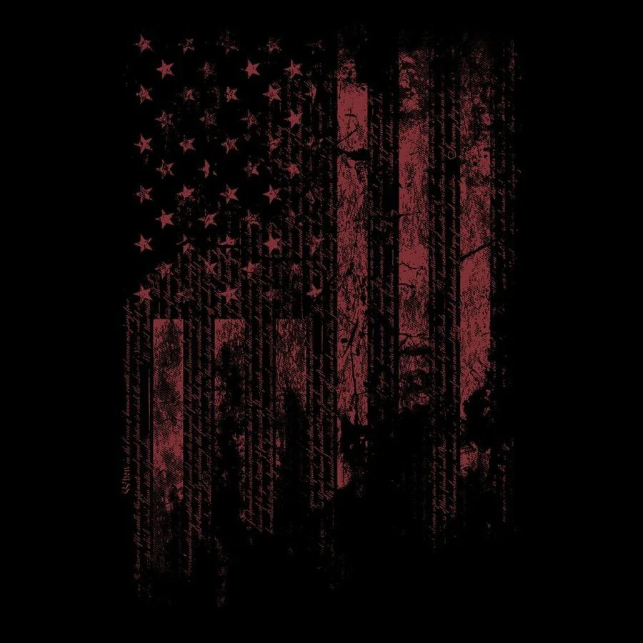 1776 Flag Full-Zip Hoodie - Black - Image 5