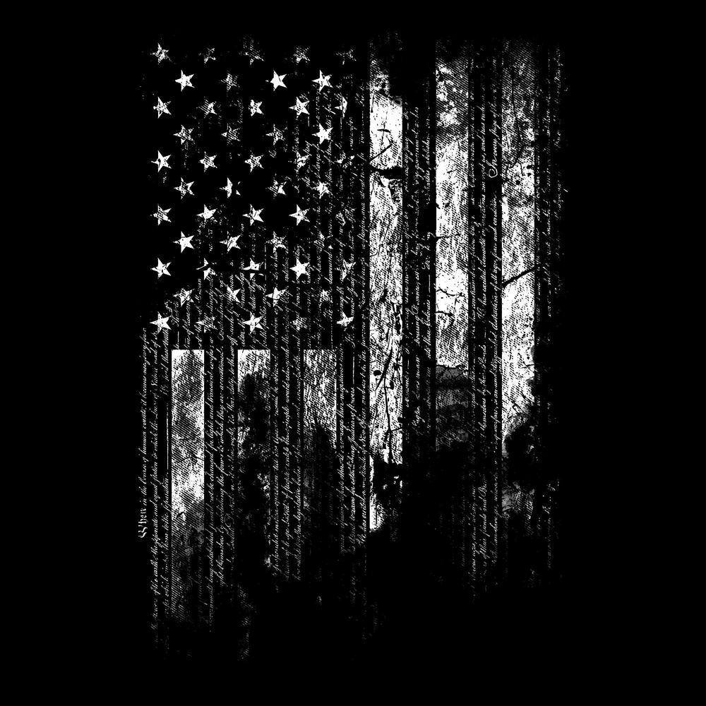 1776 Flag Hoodie - Black - Image 4