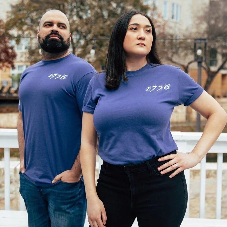 1776 Flag T-Shirt - Future Dusk - Image 5