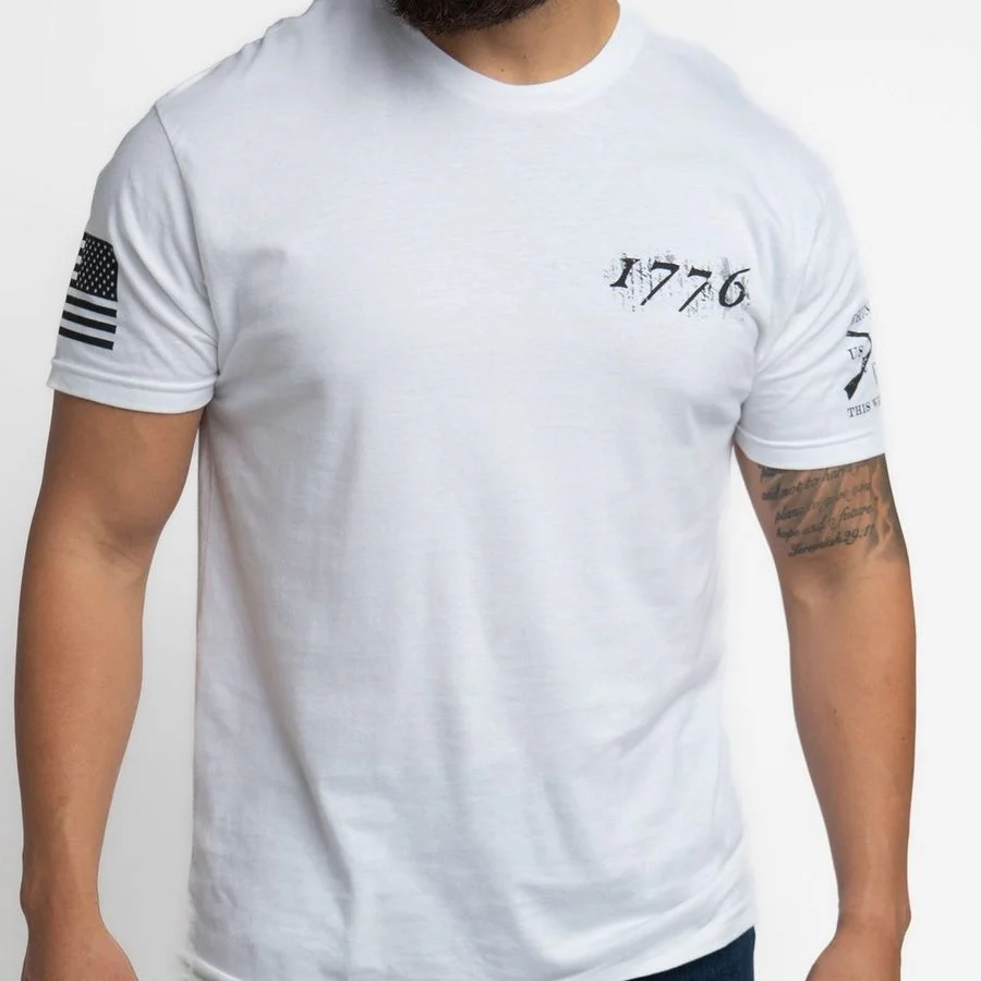1776 Flag T-Shirt - WhIte - Image 8