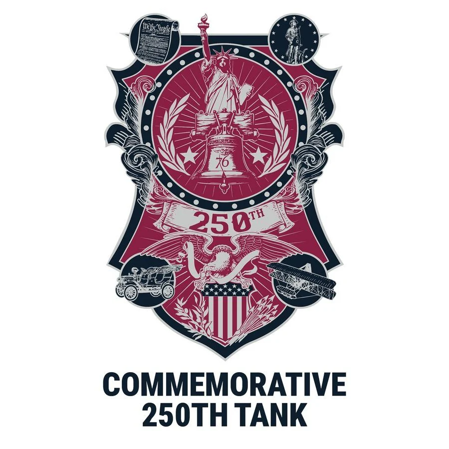250th Commemorative Tank - White - Image 5