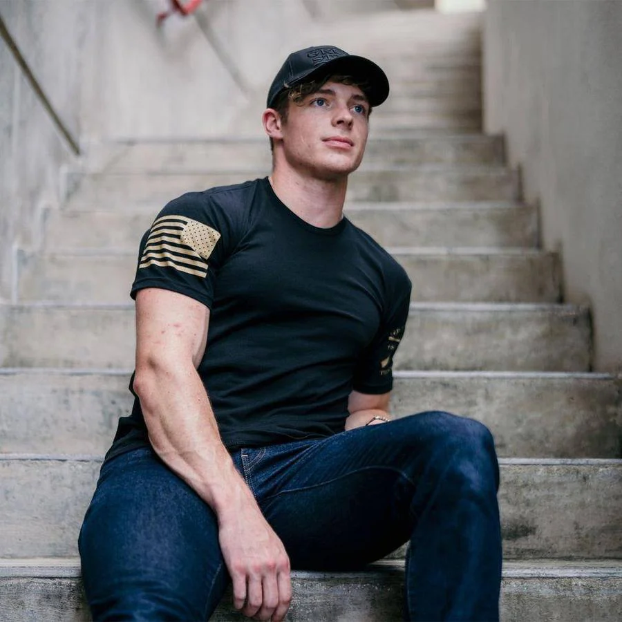 Basic T-Shirts - Black - 5 Pack - Image 3