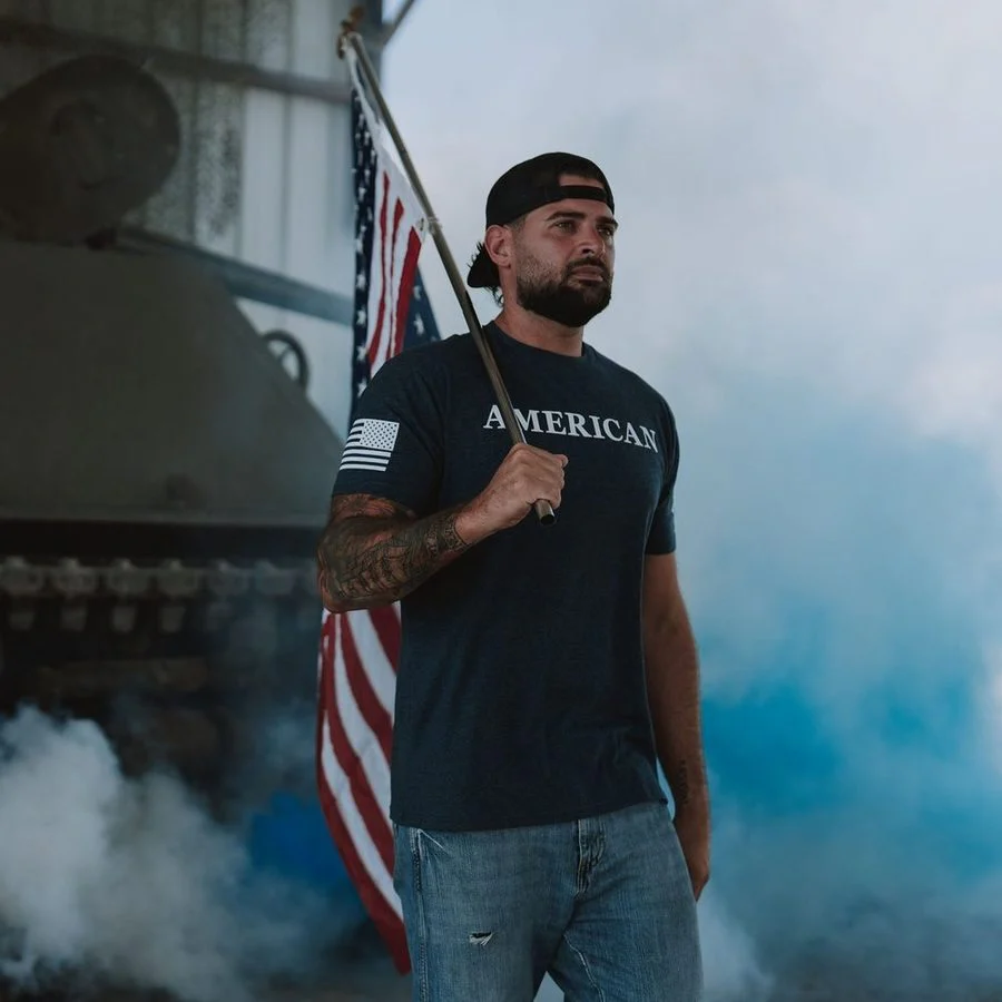 American Defined T-Shirt - Midnight Navy - Image 3