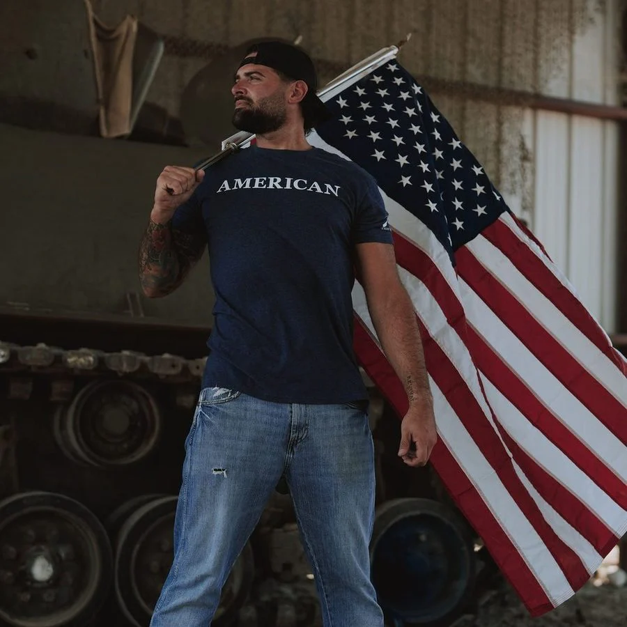 American Defined T-Shirt - Midnight Navy - Image 4