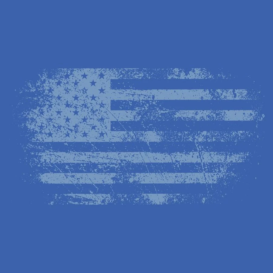Vintage American T-Shirt - Royal - Image 4