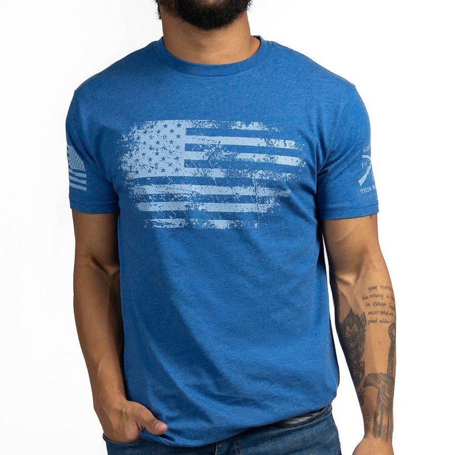Vintage American T-Shirt - Royal - Image 5