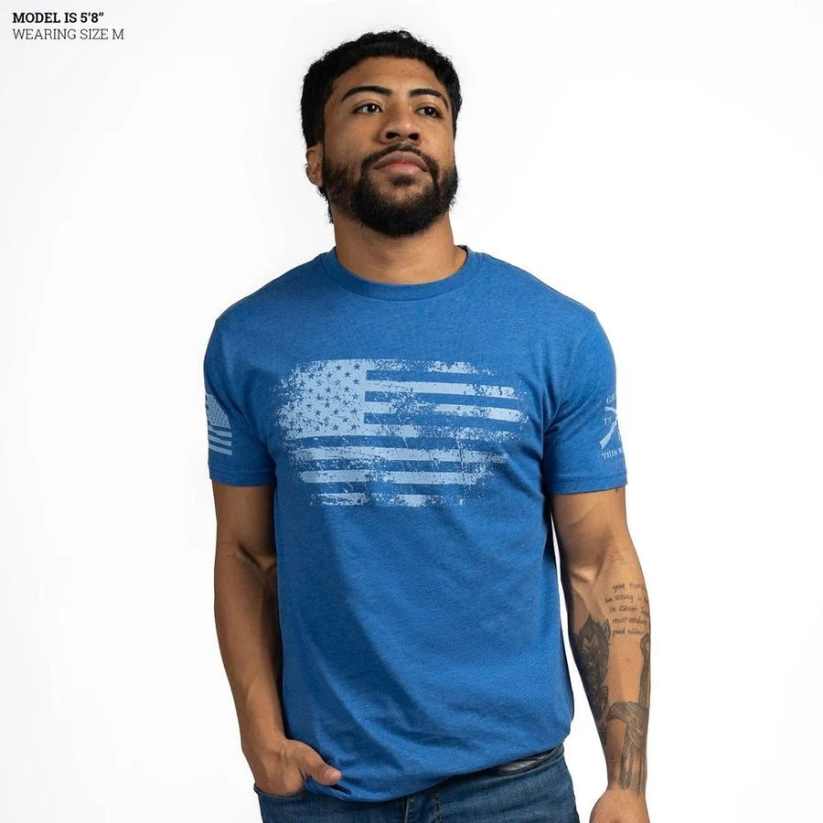 Vintage American T-Shirt - Royal - Image 6