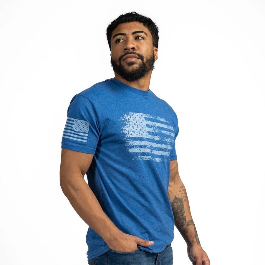 Vintage American T-Shirt - Royal - Image 8