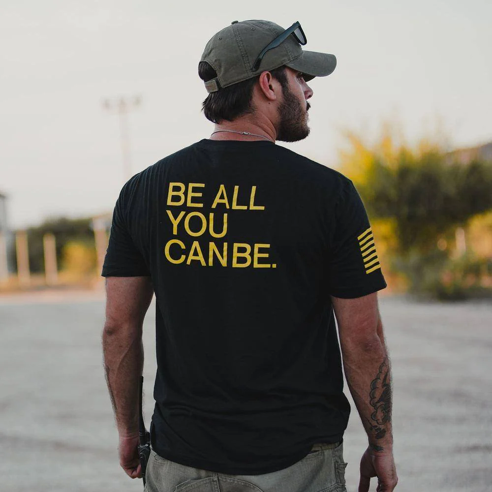 Army Be All You Can Be T-Shirt - Black - Image 3