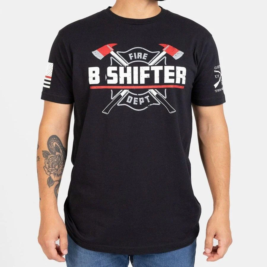 B Shifter T-Shirt - Black - Image 5