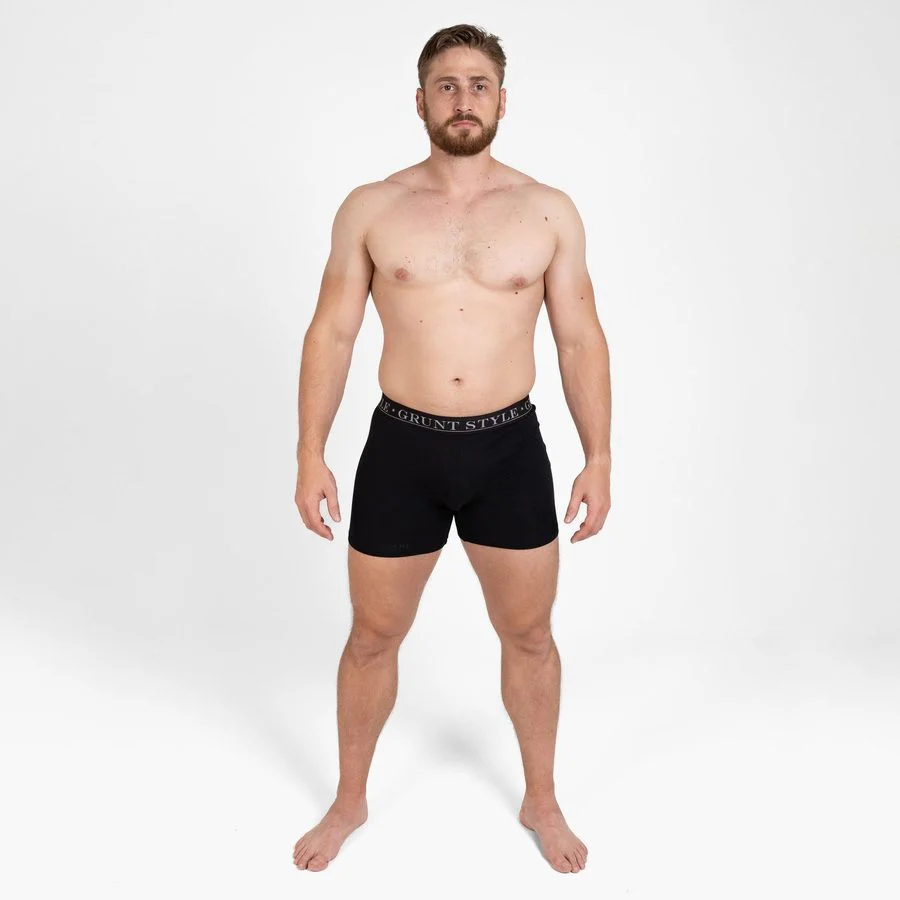 Base Command 2-Pack Boxer Briefs - Black & Black - Image 8
