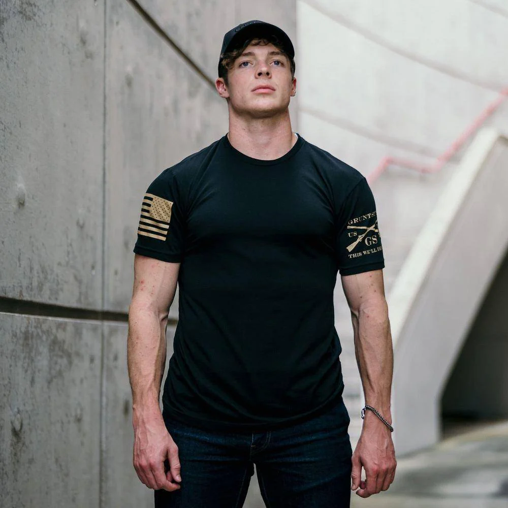 Basic T-Shirt - Black - Image 3