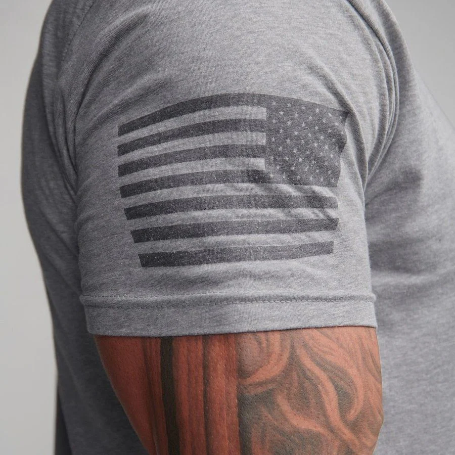 Basic T-Shirt - Dark Heather Grey - Image 3