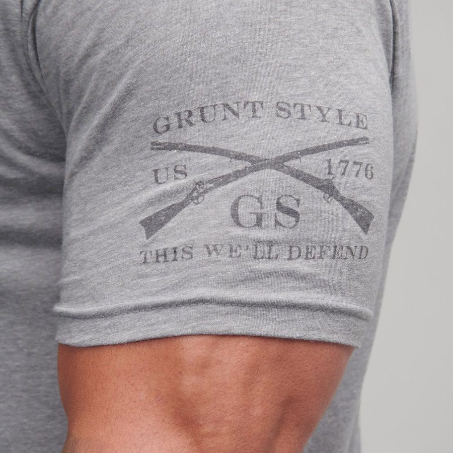 Basic T-Shirt - Dark Heather Grey - Image 4