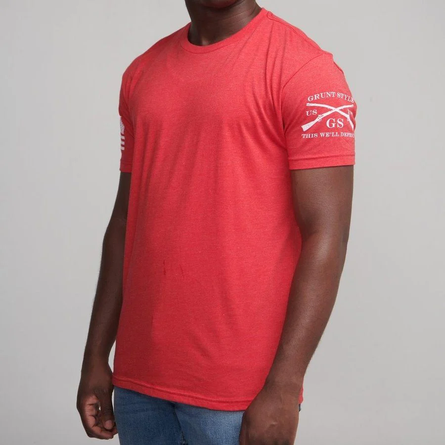Basic T-Shirt - Red - Image 3
