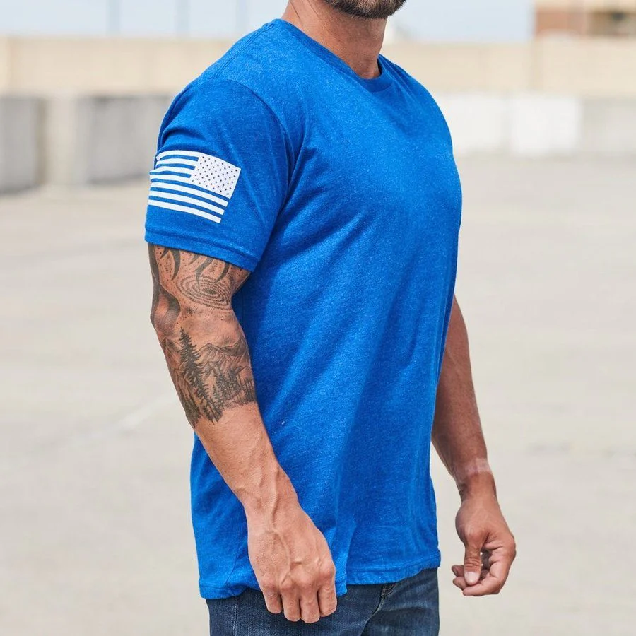 Basic T-Shirt - Royal - Image 3