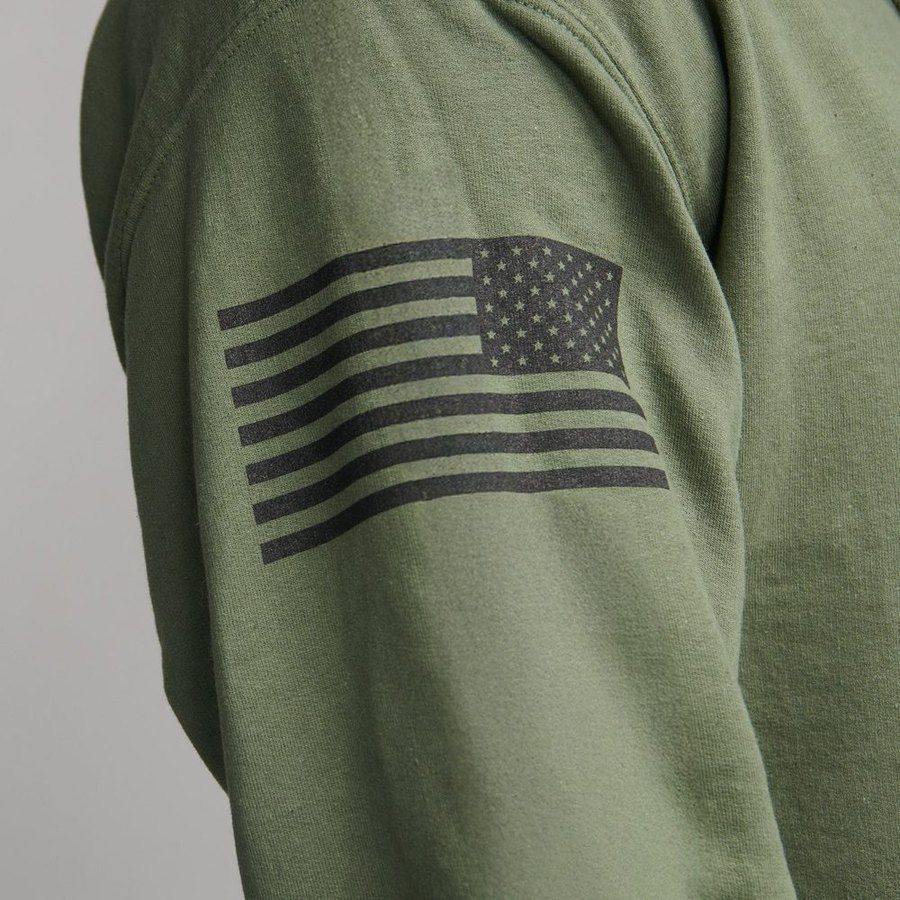 Basic Hoodie - Military Green - Image 4