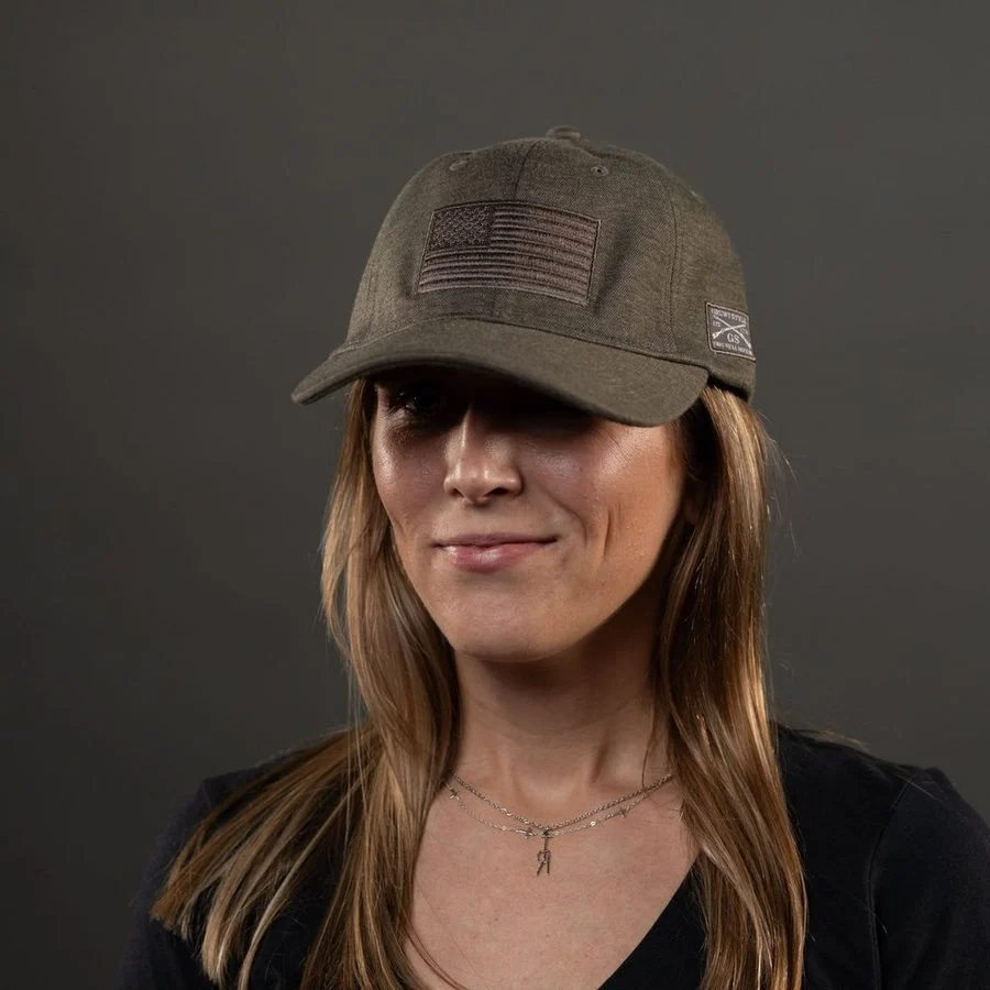 Blackout Flag Stretch Fit Hat - Military Green - Image 3