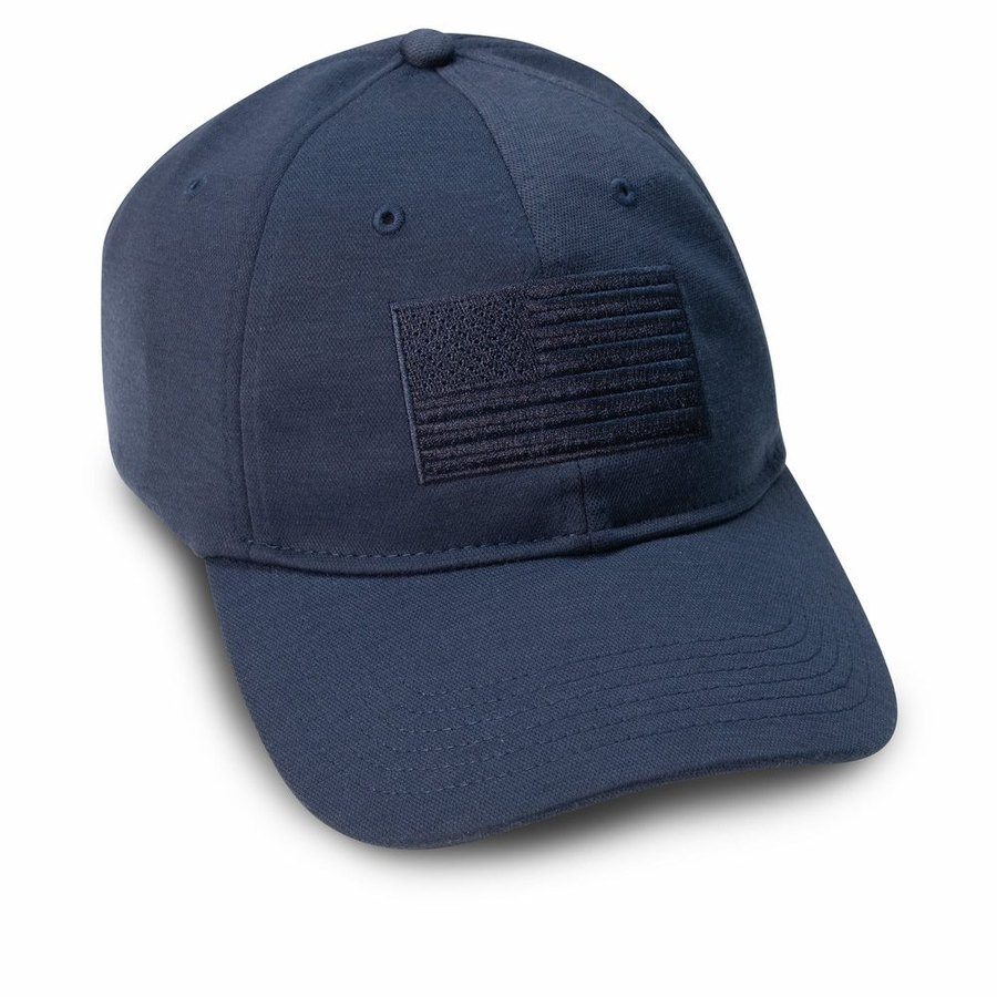 Blackout Flag Stretch Fit Hat - Navy - Image 3