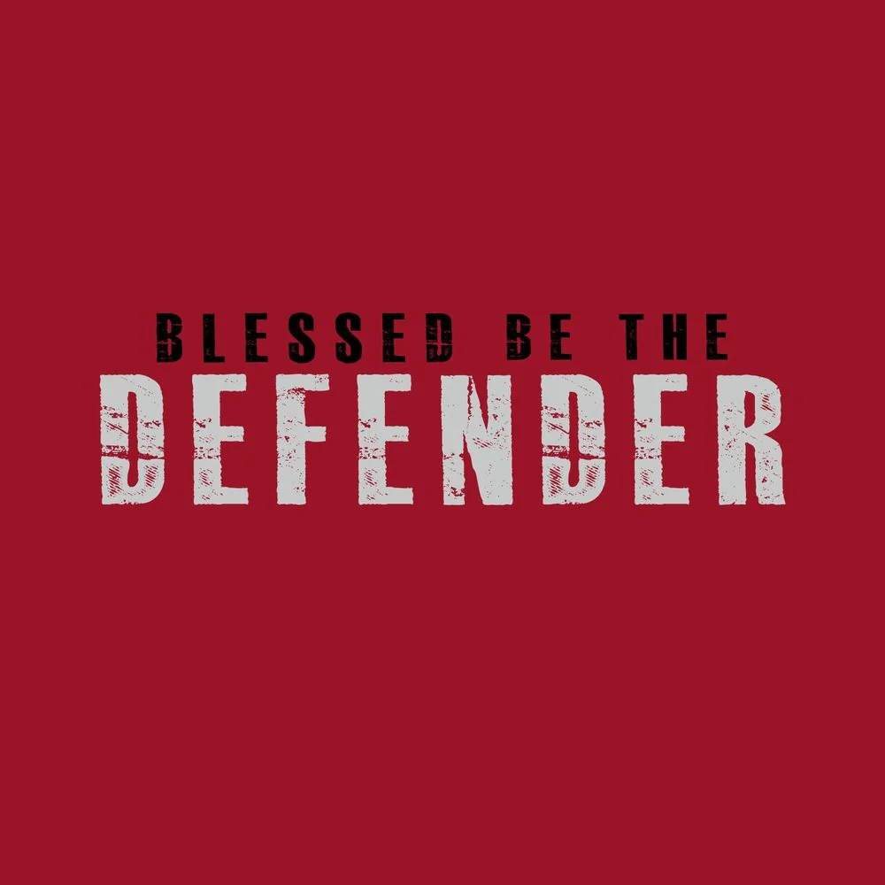 Blessed Be The Defender T-Shirt - Red - Image 5