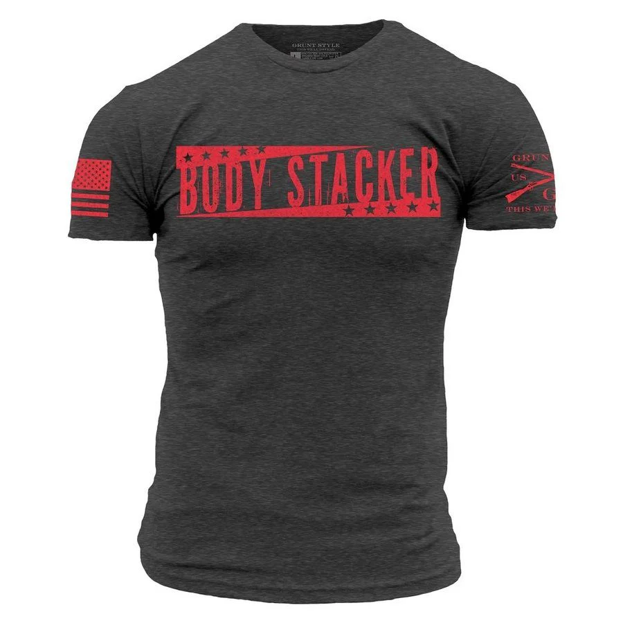 Body Stacker T-Shirt - Charcoal