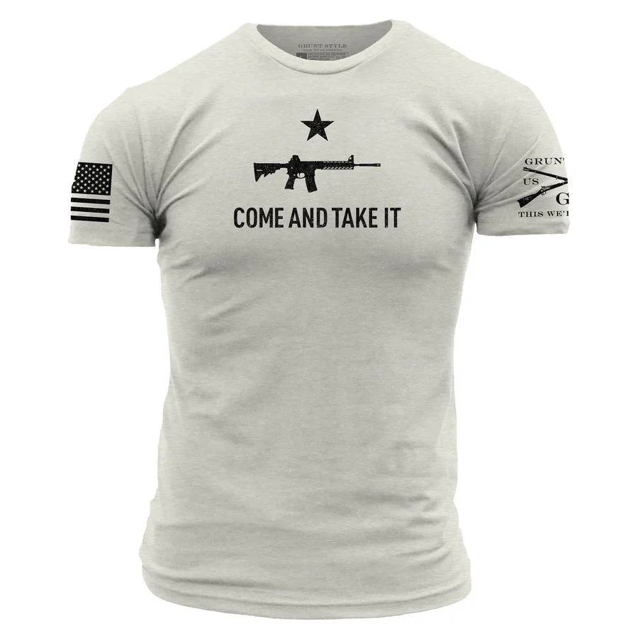 Come And Take It T-Shirt - Sand