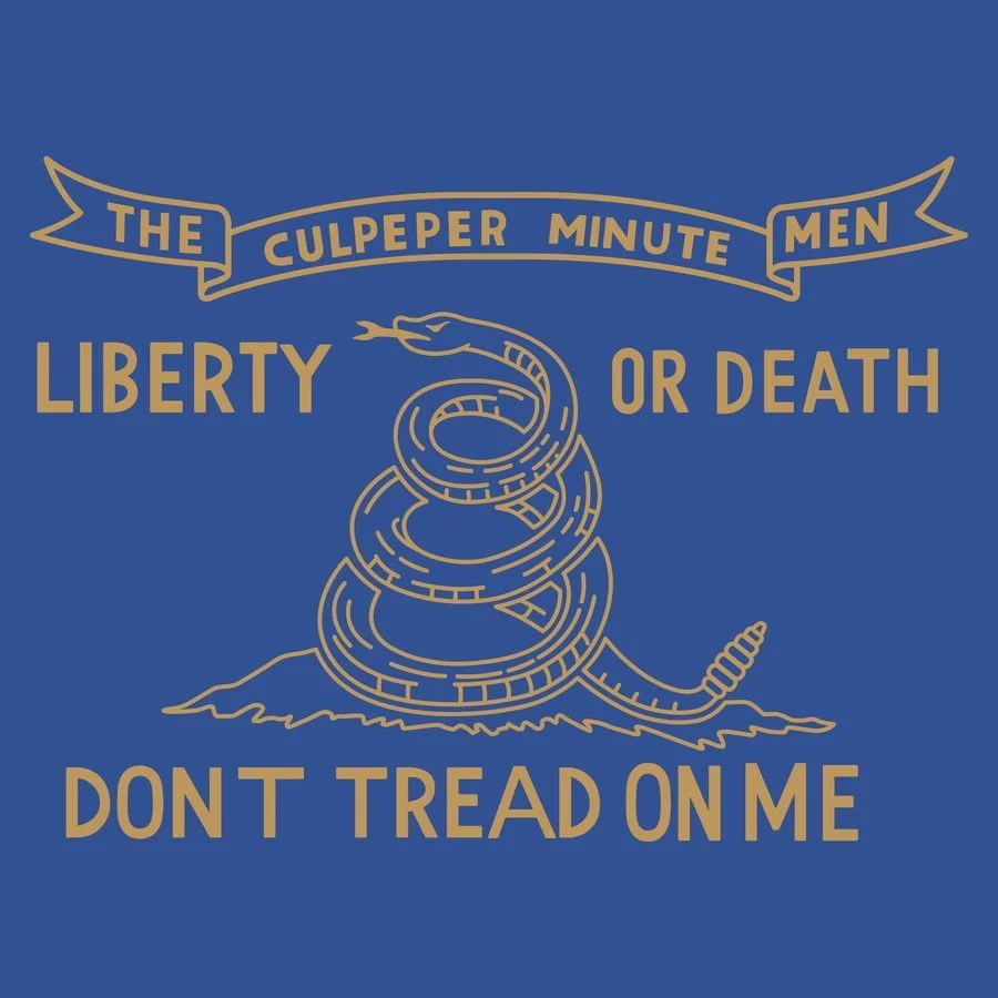 Culpeper Minutemen 1775 Flag - Royal - Image 4