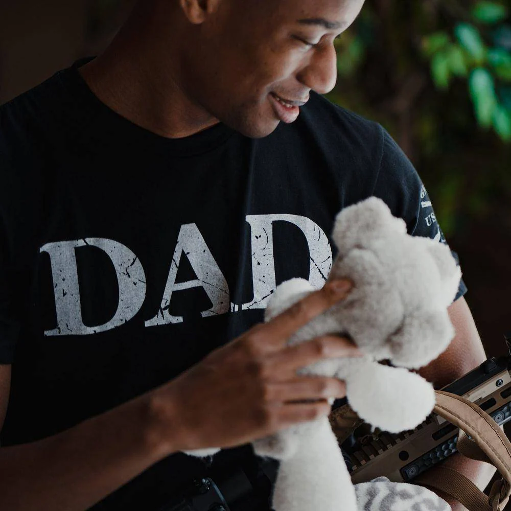 Dad Defined T-Shirt - Black - Image 4