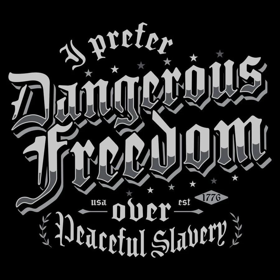 Dangerous Freedom T-Shirt - Black - Image 3