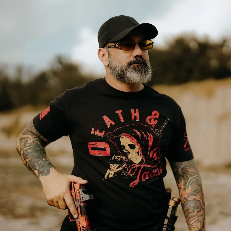 Death And Taxes T-Shirt - Black - Image 3