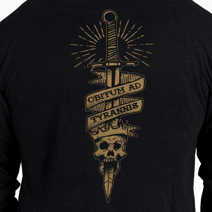 Death To Tyrants Long Sleeve - Black - Image 11