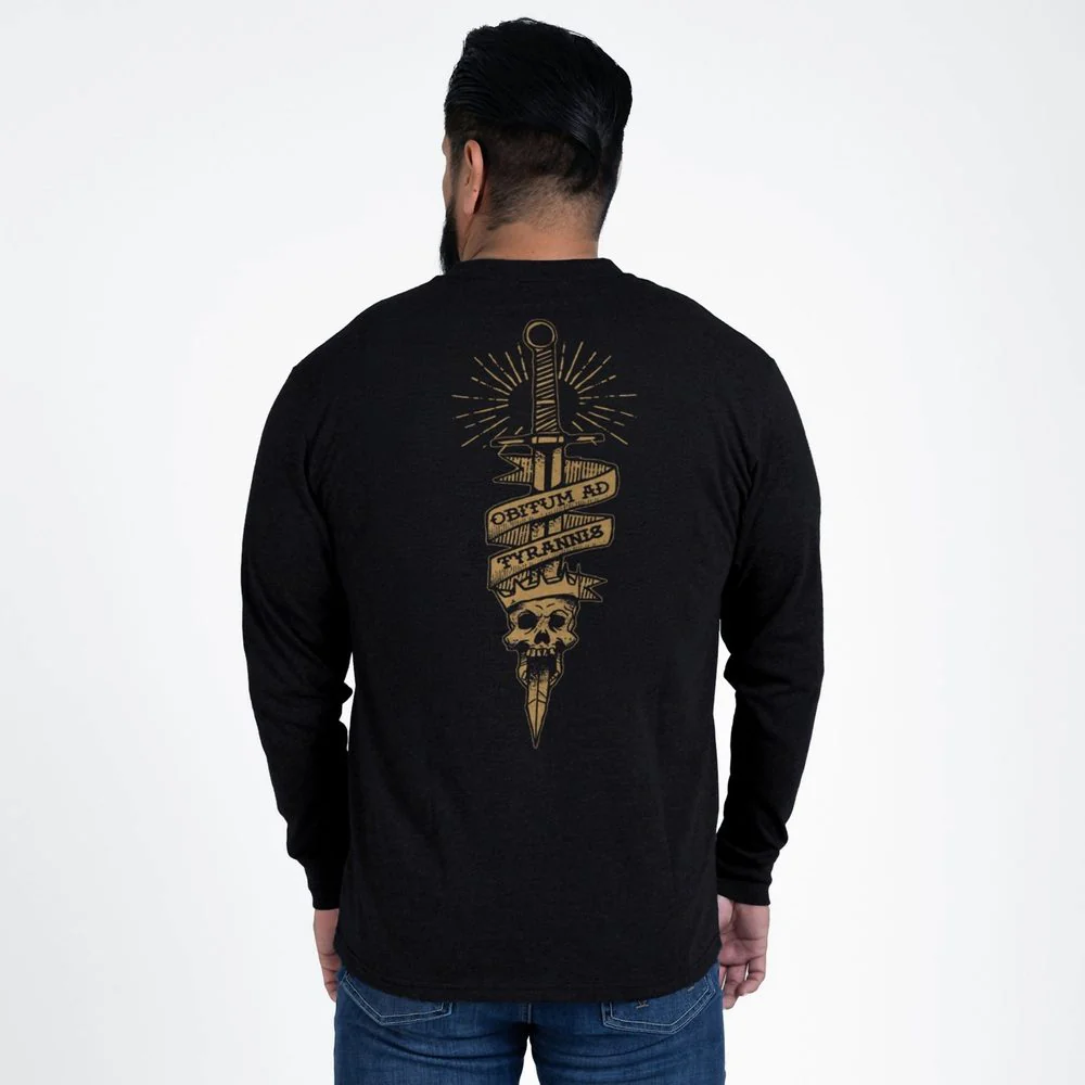 Death To Tyrants Long Sleeve - Black - Image 9
