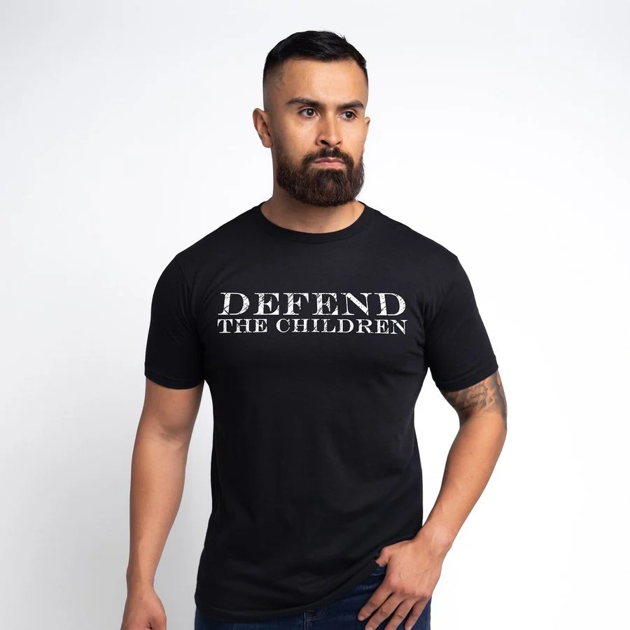Defend The Children T-Shirt - Black - Image 5