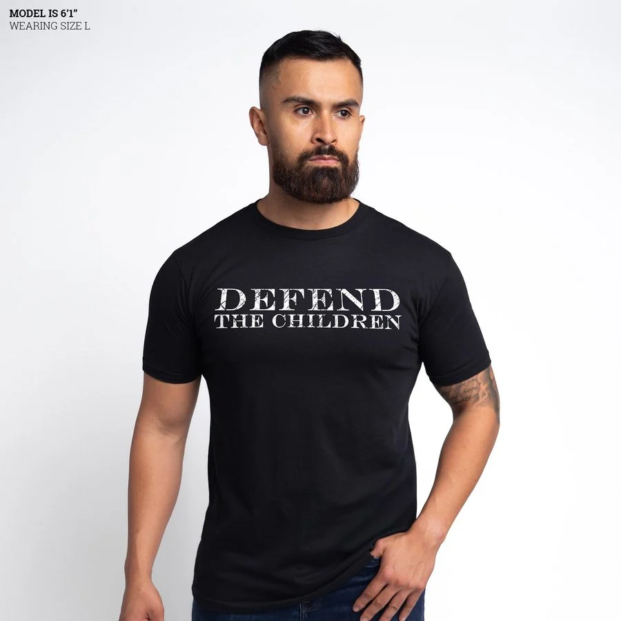 Defend The Children T-Shirt - Black - Image 7