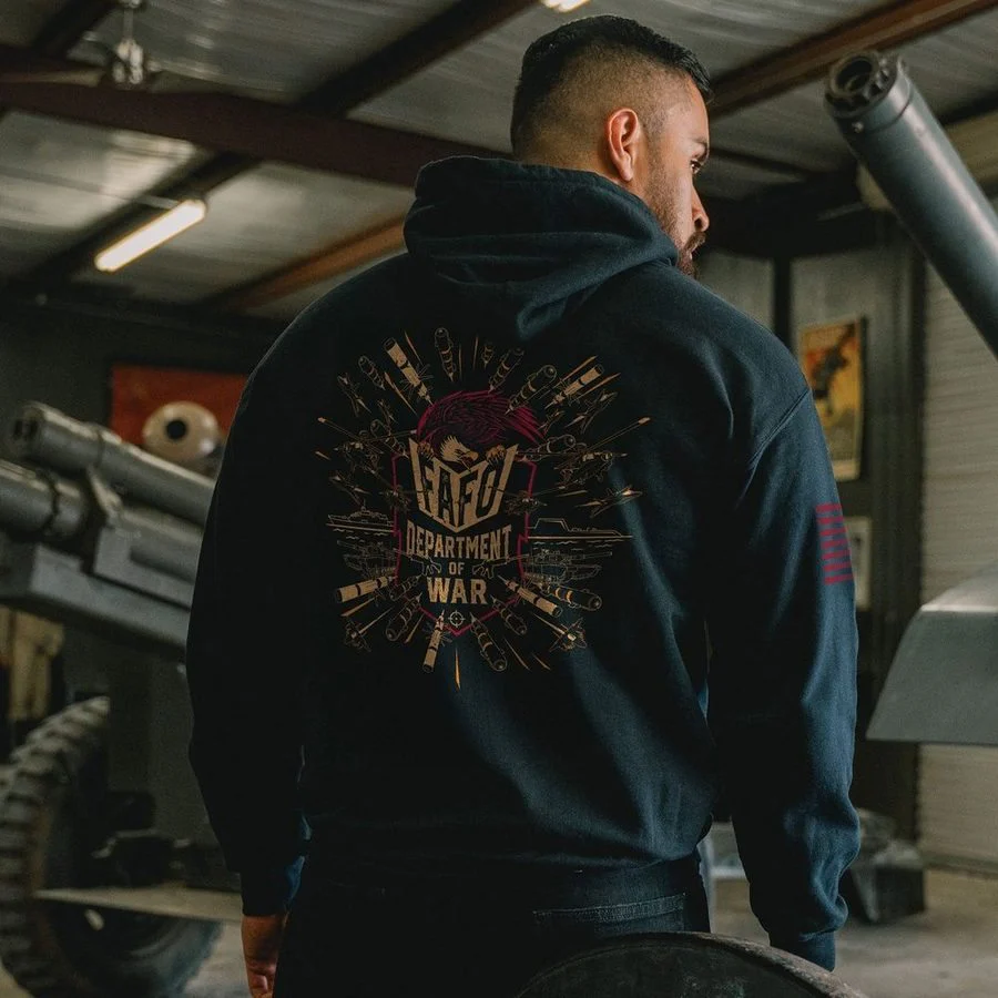 Department Of War Hoodie - Black - Image 2