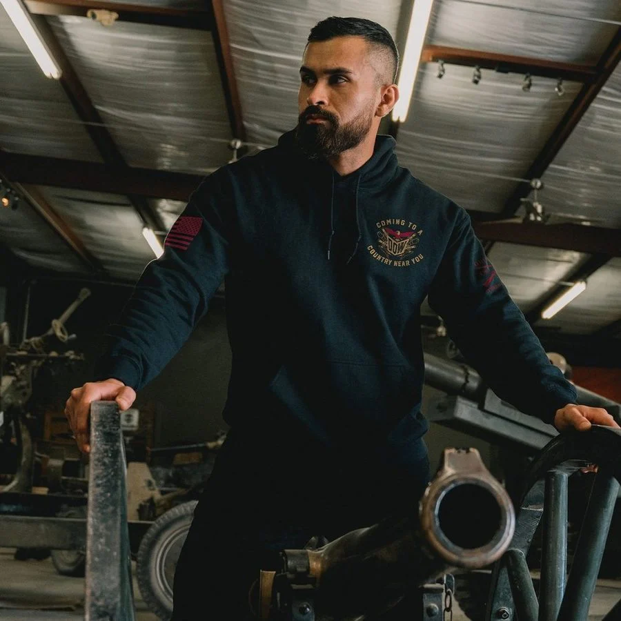 Department Of War Hoodie - Black - Image 3