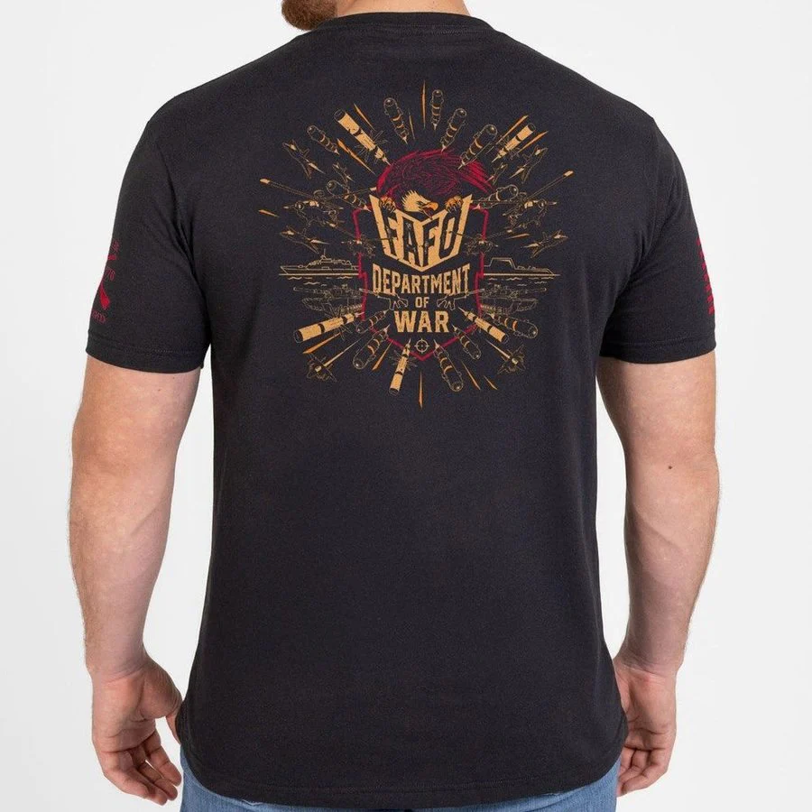 Department Of War T-Shirt - Black - Image 6