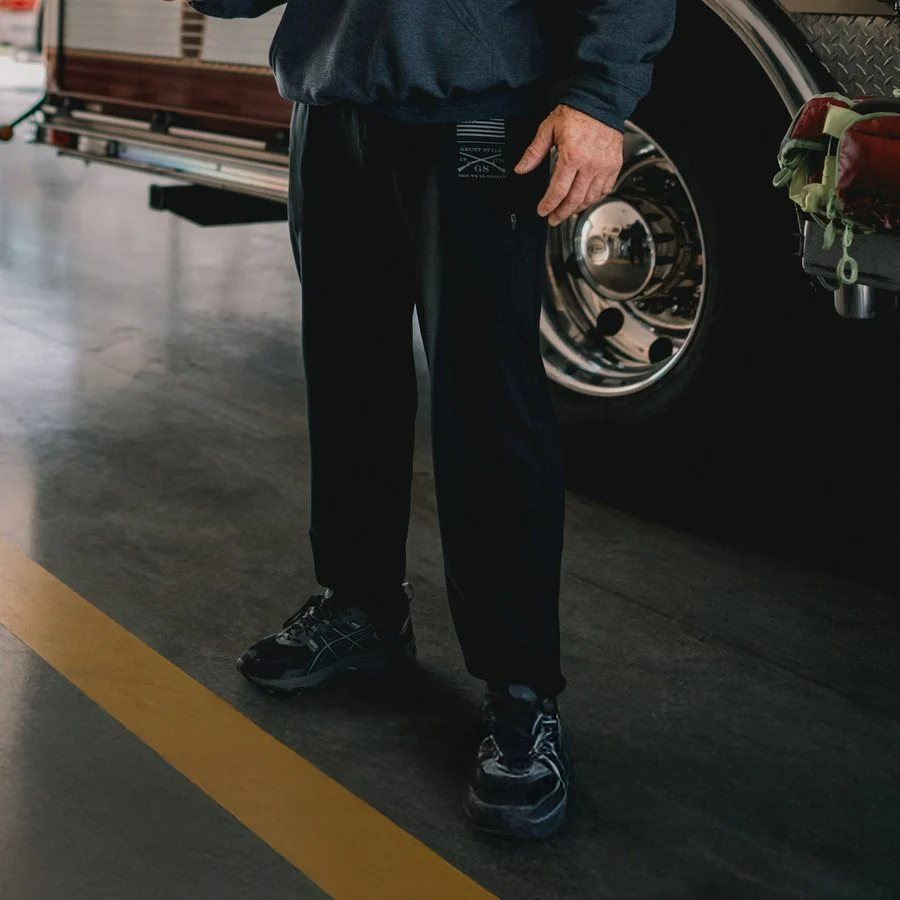 Basic Sweat Pant - Black - Image 3