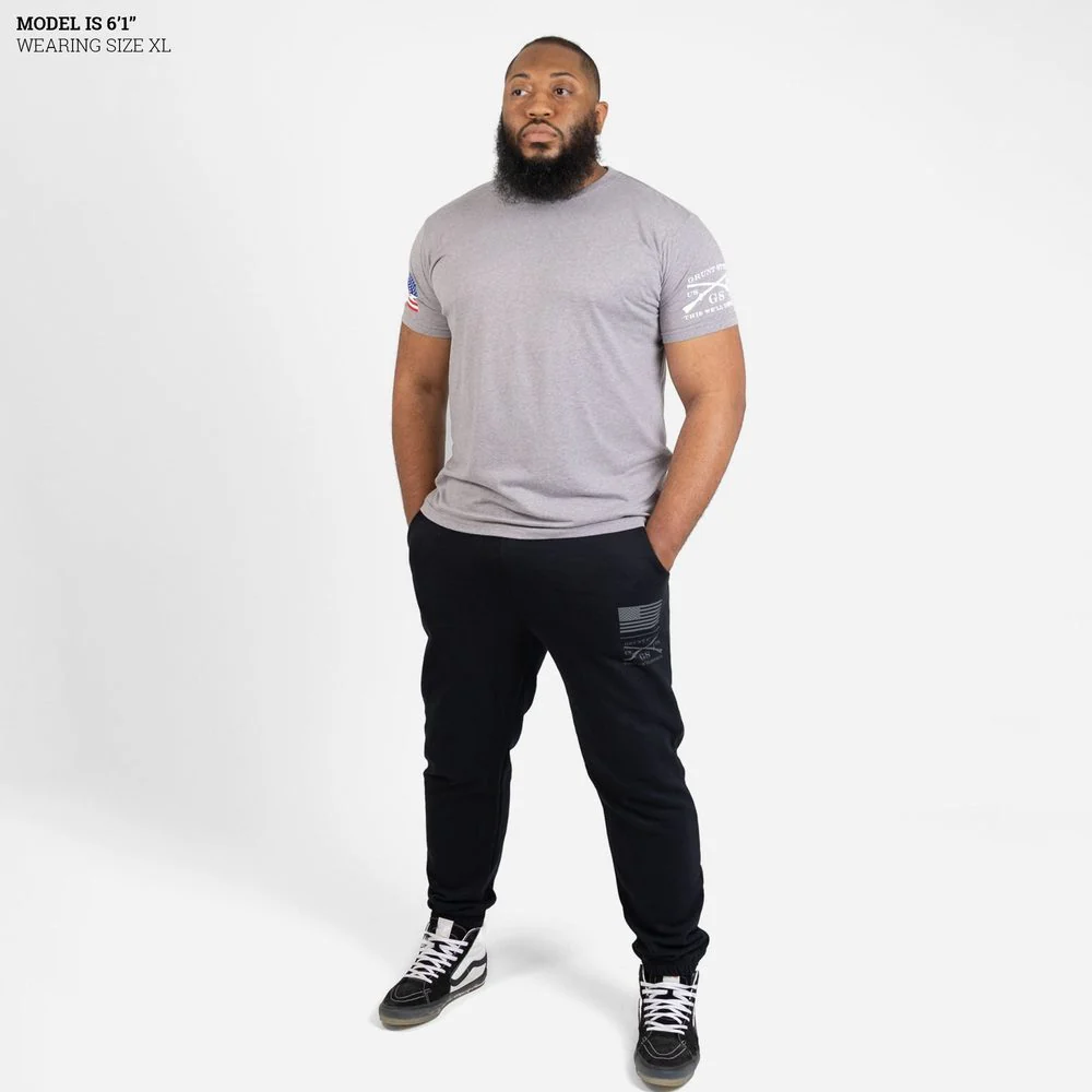 Basic Sweat Pant - Black - Image 5