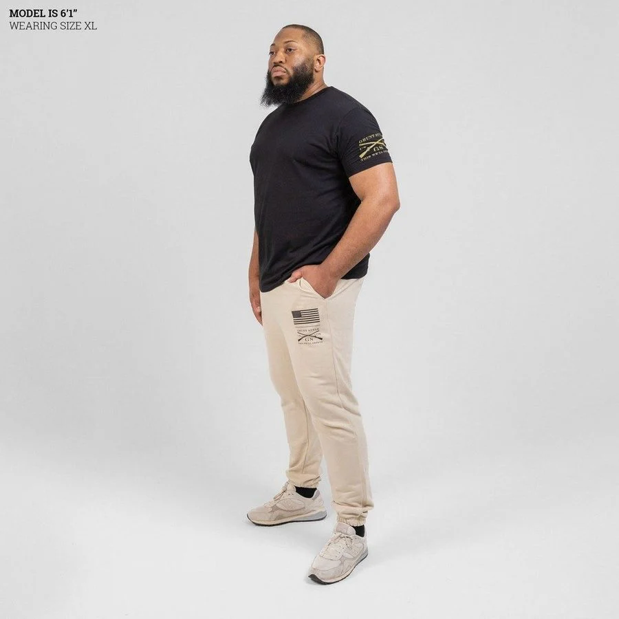 Basic Sweat Pant - Sand - Image 5