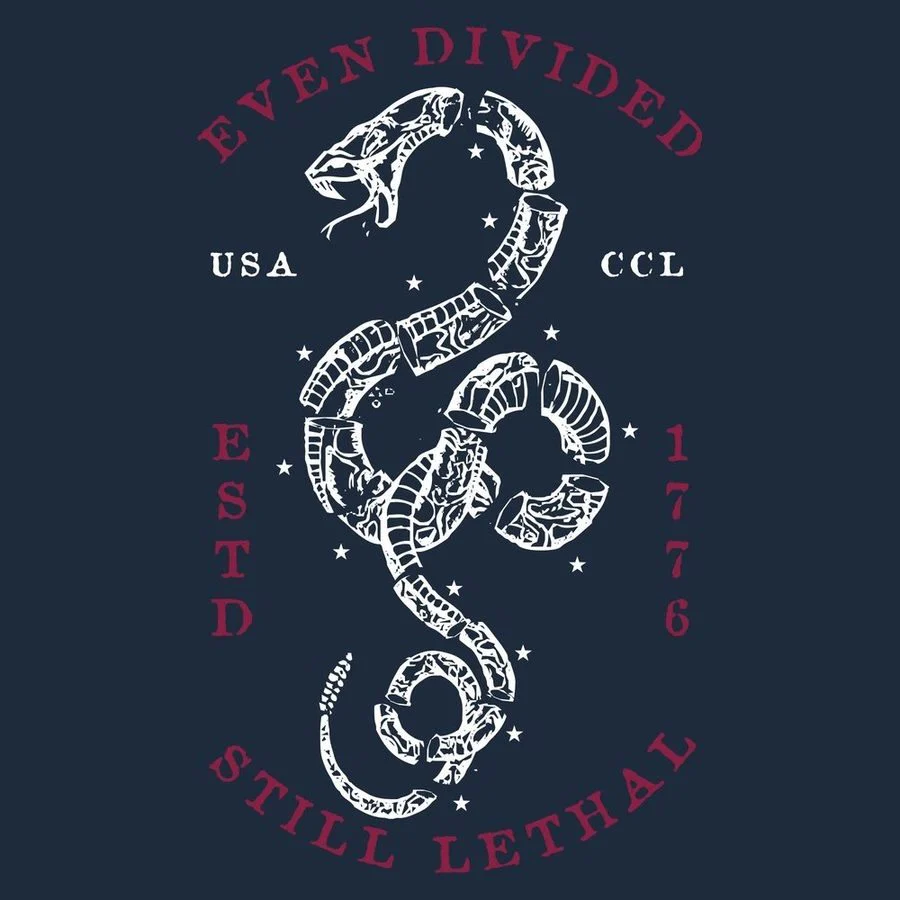 Even Divided T-Shirt - Midnight Navy - Image 4