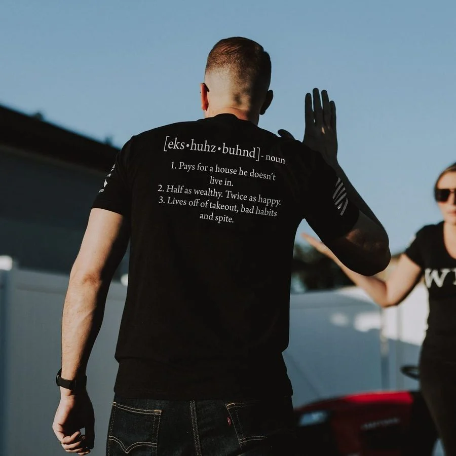 Ex-Husband Defined T-Shirt - Black - Image 4