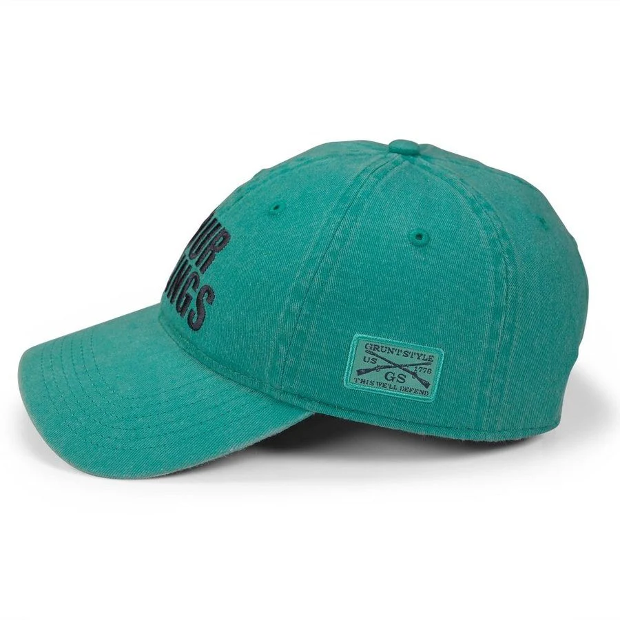 F*ck Your Feelings Dad Hat - Aqua - Image 8