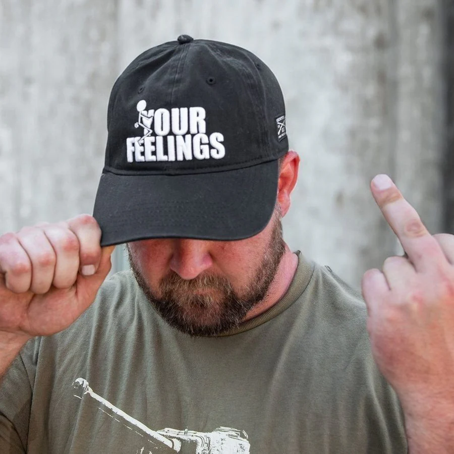 F*ck Your Feelings Dad Hat - Black - Image 6