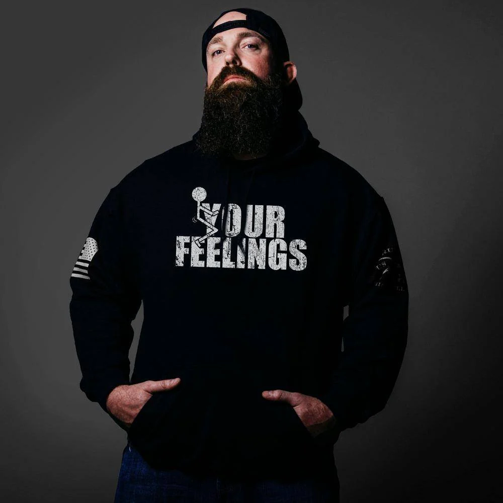F*ck Your Feelings Hoodie - Black - Image 5