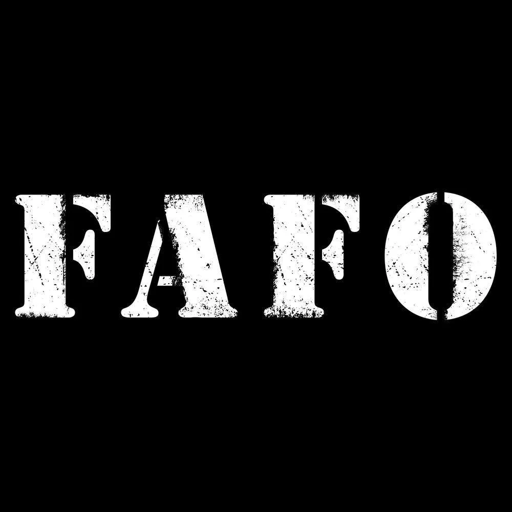 FAFO T-Shirt - Black - Image 4