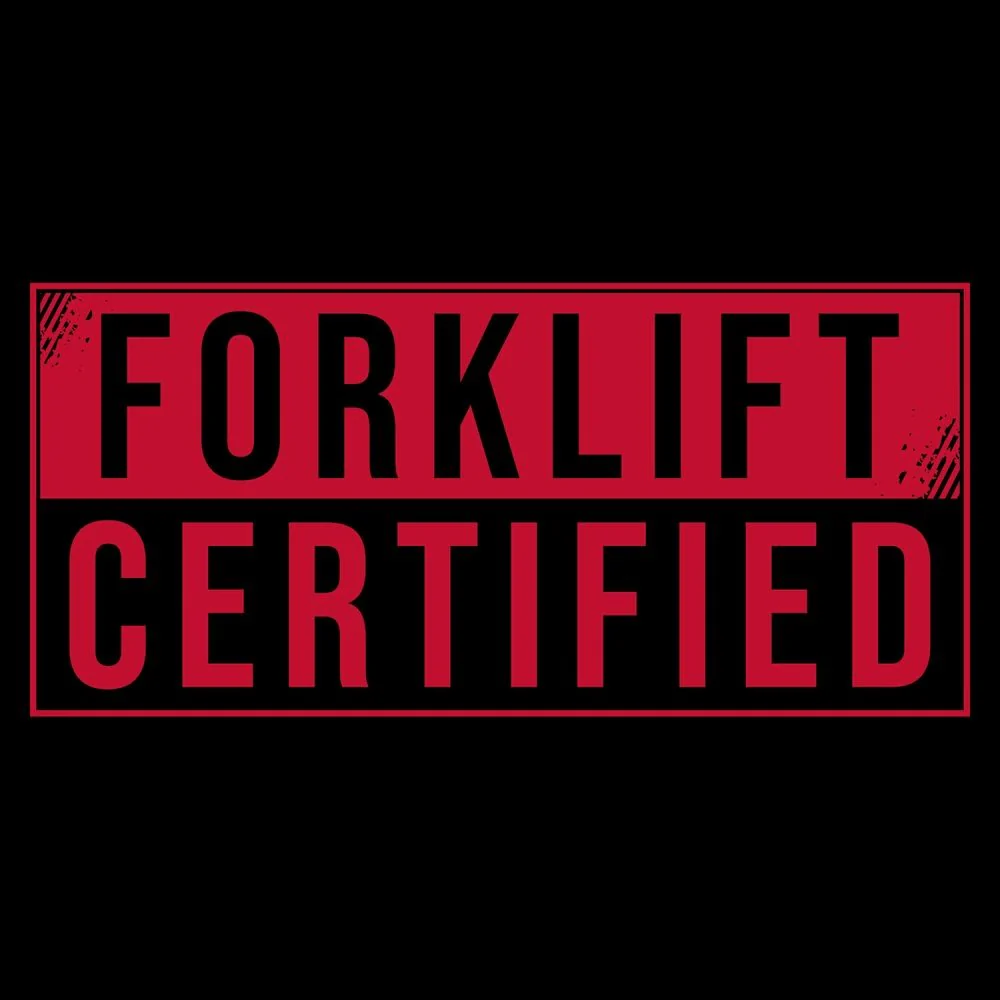 Forklift Certified T-Shirt - Black - Image 4