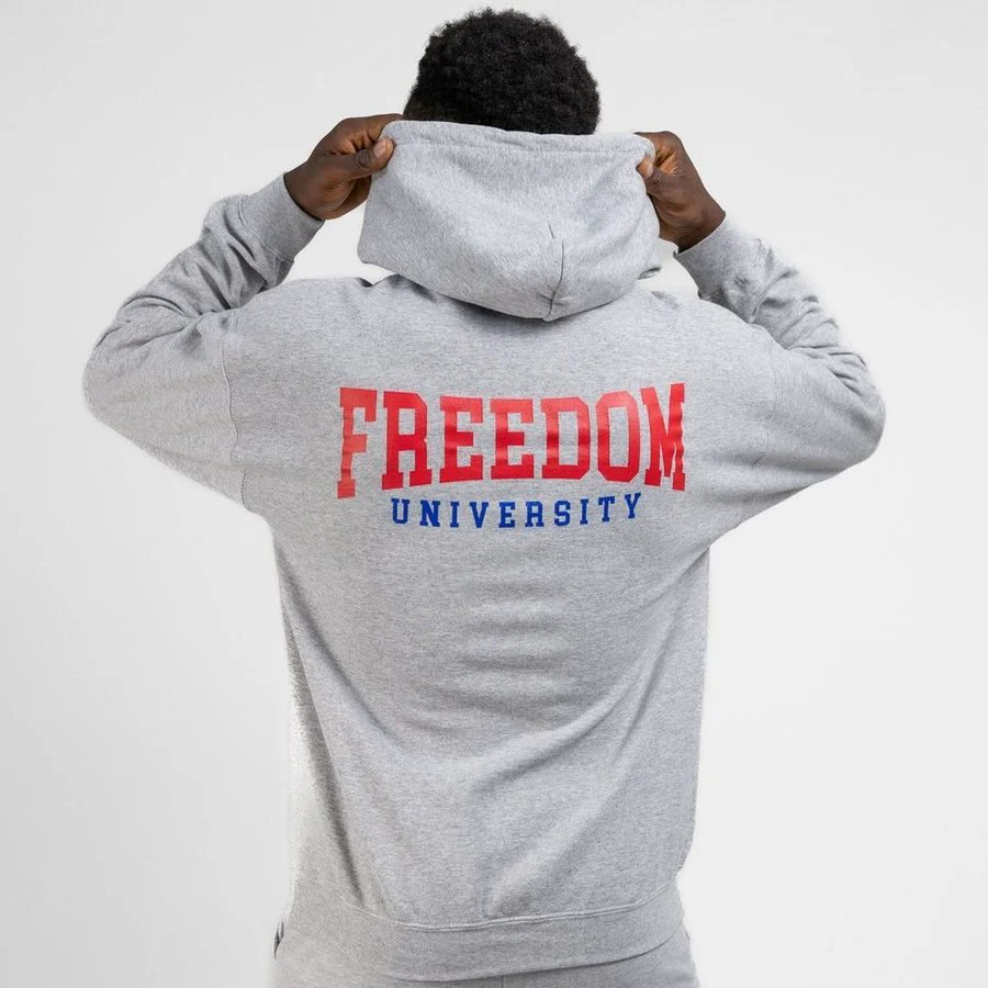 Freedom University Hoodie - Sport Gray - Image 6