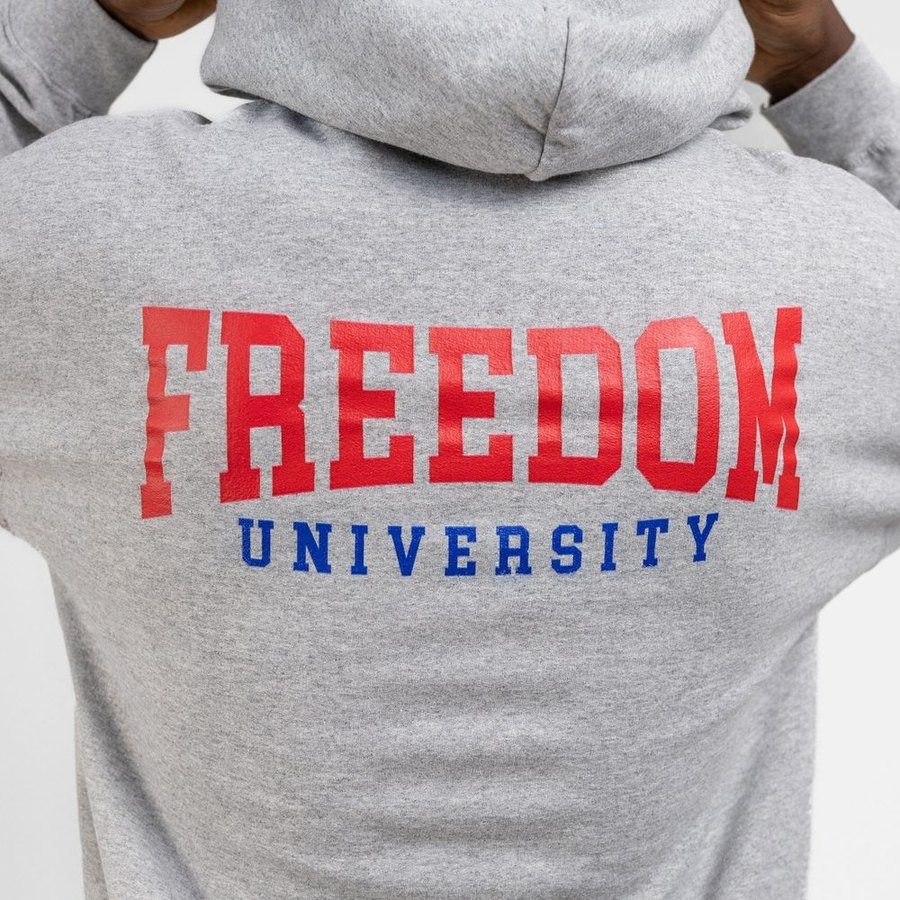 Freedom University Hoodie - Sport Gray - Image 8