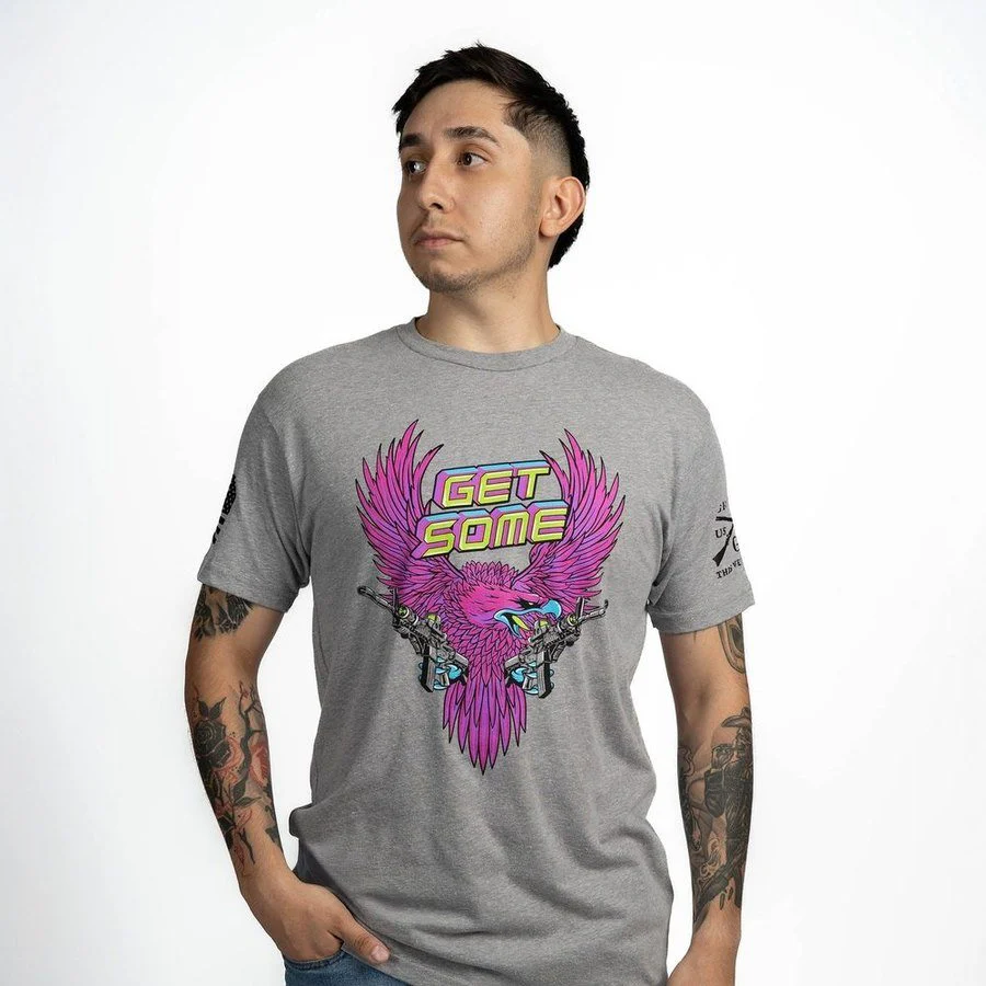 Get Some T-Shirt - Dark Heather Gray - Image 7
